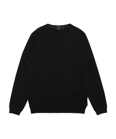 HUGO BOSS LONG-SLEEVED LOGO PULLOVER