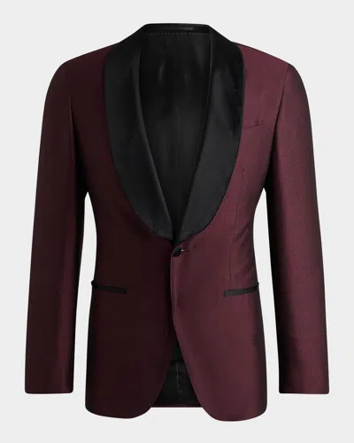 HUGO BOSS MEN'S HESTON SILK SHAWL LAPEL TUXEDO JACKET