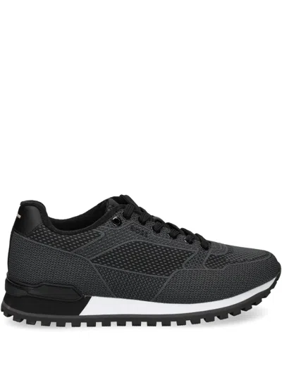 HUGO BOSS MESH-PANELLED SNEAKERS