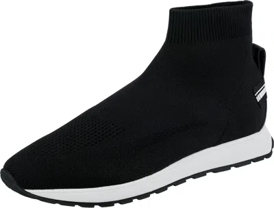 HUGO BOSS NEU HUGO ICELIN_HITO_KNRS SNEAKERS HIGH 23970318 FÜR DAMEN SCHWARZ/WEISS