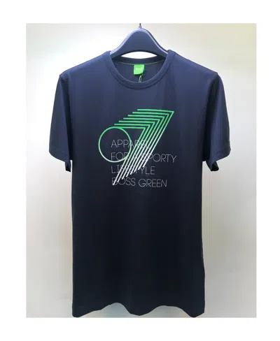 HUGO BOSS OPEN-NECKED BLACK SHIRT