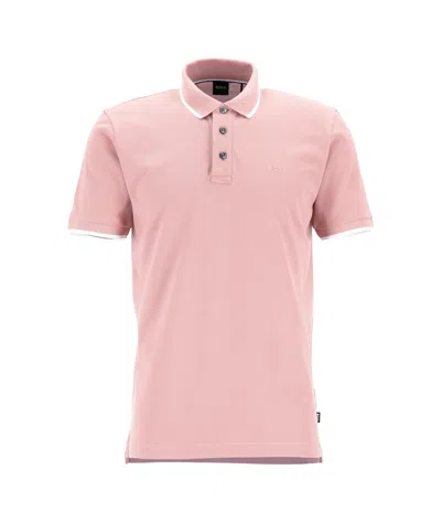 HUGO BOSS LOGO-PRINT POLO SHIRT