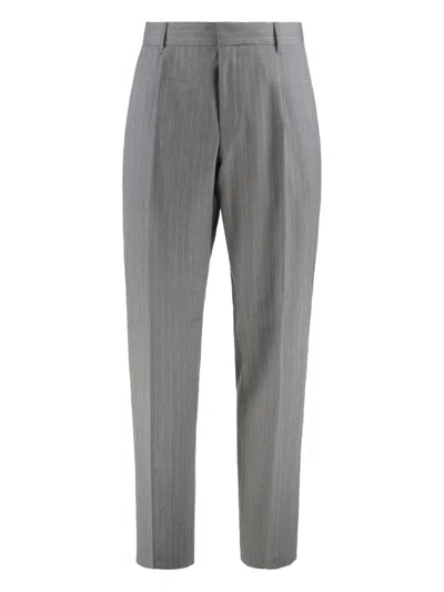 HUGO BOSS PINSTRIPE TAILORED TROUSERS
