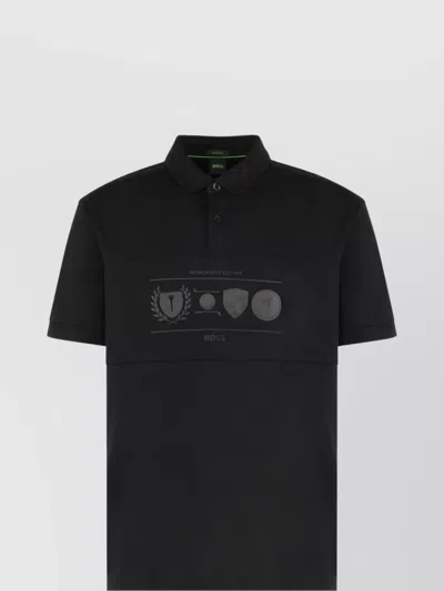 HUGO BOSS COTTON RELAXED-FIT POLO SHIRT