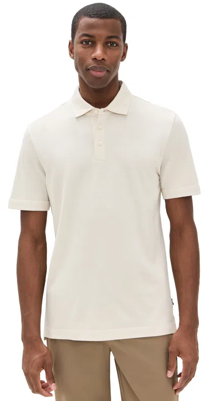 HUGO BOSS PRESS POLO SHIRT OPEN WHITE