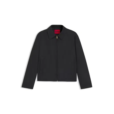 HUGO BOSS REGULAR-FIT JACKET IN STRETCH COTTON