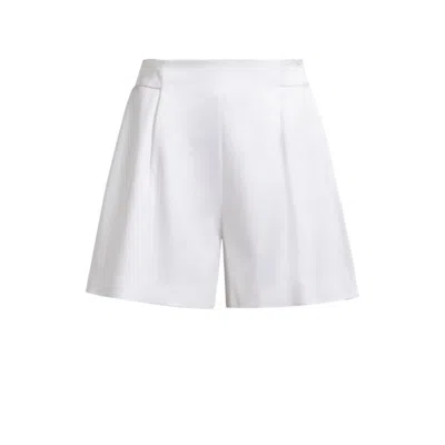 HUGO BOSS RELAXED-FIT SHORTS WITH FRONT PLEATS
