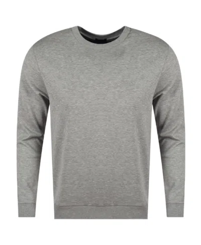 HUGO BOSS ROUND COLLAR LOGO SWEATER