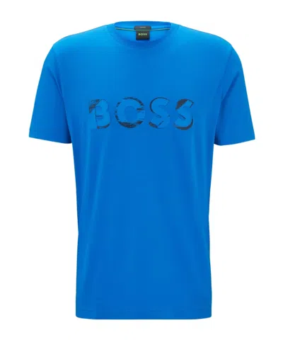 HUGO BOSS ROUND COLLAR LOGO T-SHIRT