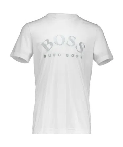 HUGO BOSS ROUND-NECKED LOGO T-SHIRT