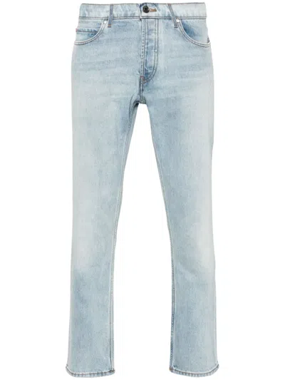 HUGO BOSS SLIM-LEG COTTON-BLEND JEANS