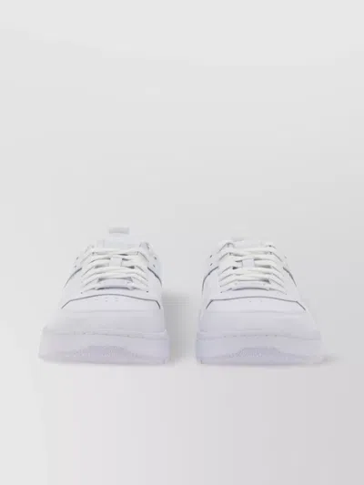 HUGO BOSS SNEAKER WITH PERFORATED TOE AND LOGO