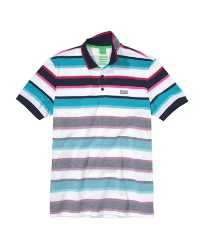 HUGO BOSS STRIPED DETAIL POLO SHIRT