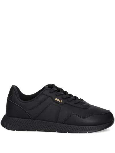 HUGO BOSS TITANIUM LACE-UP SNEAKERS