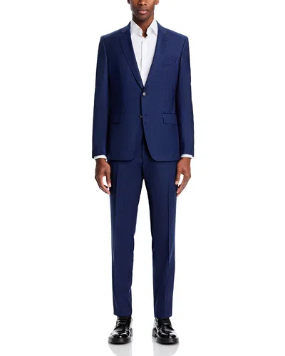 HUGO BOSS H-HUGE TONAL PLAID SLIM FIT SUIT