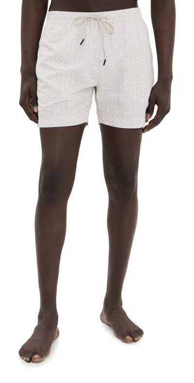 HUGO BOSS VIBE SWIM TRUNKS OPEN WHITE