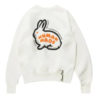 HUMAN MADE HUMAN MADE Crewneck Rabbit Sweatshirt 'White'