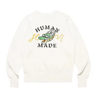 HUMAN MADE HUMAN MADE DRAGON SWEATSHIRT #1 'WHITE'