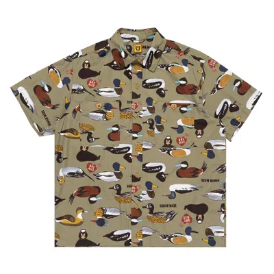 HUMAN MADE HUMAN MADE DUCK SHORT-SLEEVE SHIRT 'OLIVE DRAB'