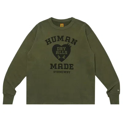 HUMAN MADE HUMAN MADE MILITARY SWEATSHIRT 'OLIVE DRAB'