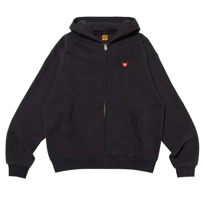 HUMAN MADE HUMAN MADE ZIP-UP HOODIE 'BLACK'
