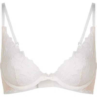 HUNKEMOLLER HUNKEMÖLLER LAUREN EMBROIDERED MESH UNDERWIRE BRA
