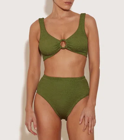 HUNZA G NADINE BIKINI WITH TONAL HOOPS