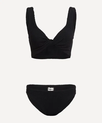 HUNZA G HUNZA G WOMEN'S BLACK JUNO BIKINI