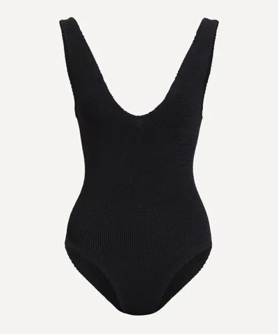 HUNZA G HUNZA G WOMEN'S BLACK SADIE SWIMSUIT