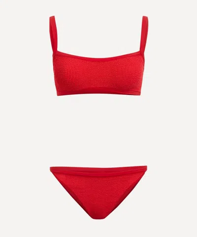 HUNZA G HUNZA G WOMEN'S RED TYLER BIKINI
