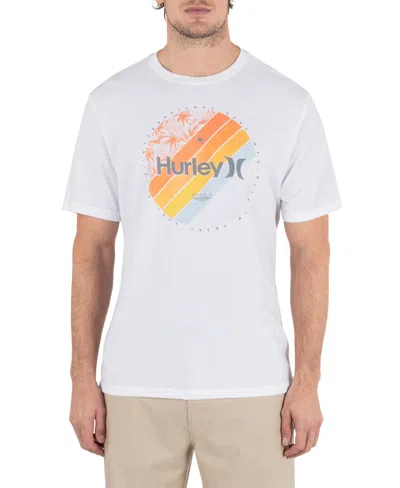 HURLEY MEN'S LINEAR PALM SHORT SLEEVE T-SHIRT