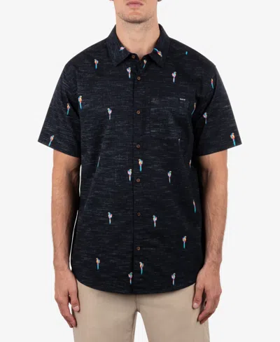 HURLEY MEN'S OAO LIDO STRETCH SHORT SLEEVE SHIRT