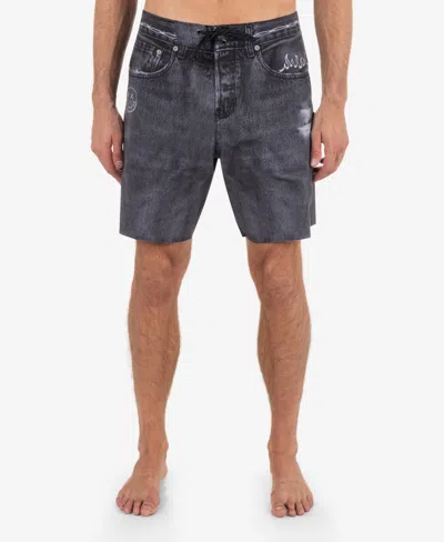 HURLEY MEN'S PHANTOM DENIM 18 BOARDSHORTS