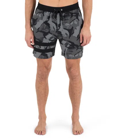 HURLEY MEN'S PHANTOM WEEKENDER BLOCKED BOARDSHORTS