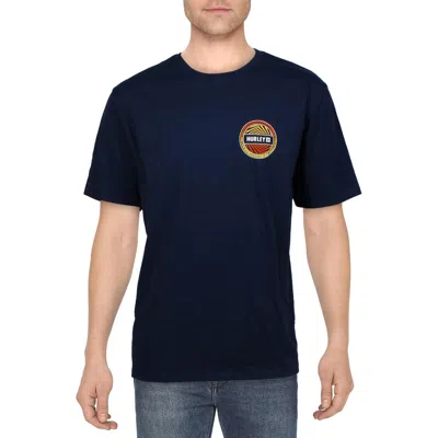 HURLEY MENS LOGO COTTON GRAPHIC T-SHIRT