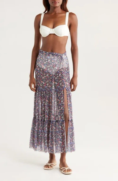 HUTCH HUTCH SHEER COVER-UP MAXI SKIRT