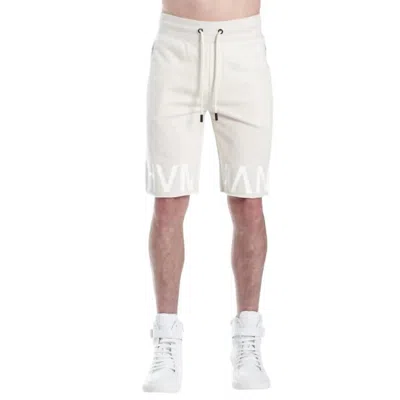 HVMAN FRENCH TERRY SWEATSHORT IN CREAM