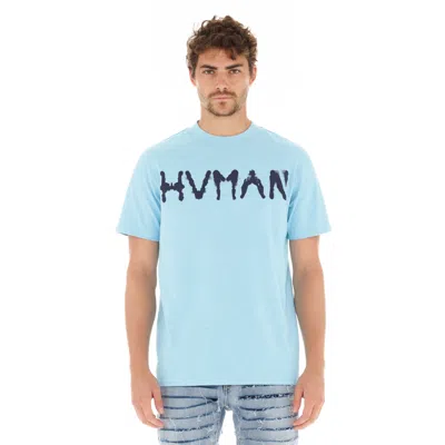 HVMAN NOVELTY TEE "INKBLOT" IN SKY