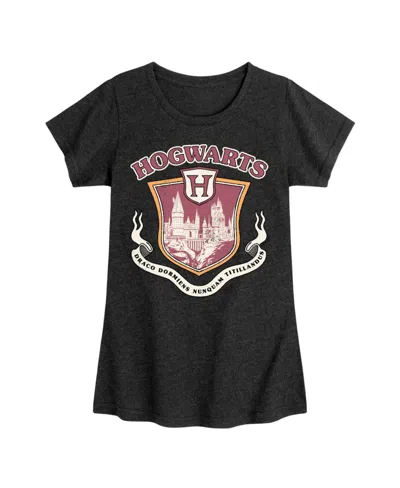 HYBRID APPAREL BIG GIRLS HARRY POTTER HOGWARTS GRAPHIC T-SHIRT