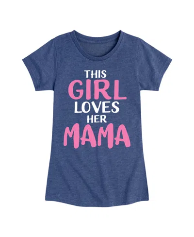 HYBRID APPAREL BIG GIRLS THIS GIRL LOVES HER MAMA GRAPHIC T-SHIRT