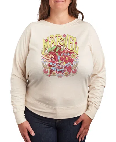 HYBRID APPAREL PLUS SIZE AVENGERS GRAPHIC PULLOVER T-SHIRT