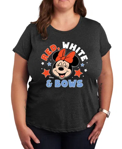 HYBRID APPAREL PLUS SIZE DISNEY MINNIE GRAPHIC CREW NECK T-SHIRT