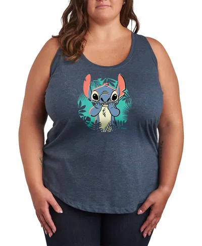 HYBRID APPAREL PLUS SIZE LILO STITCH GRAPHIC TANK TOP