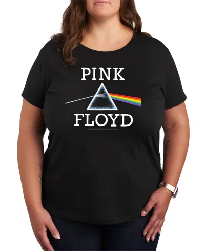 HYBRID APPAREL PLUS SIZE PINK FLOYD GRAPHIC PULLOVER T-SHIRT