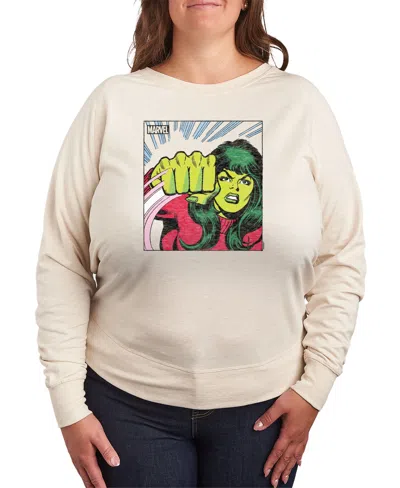 HYBRID APPAREL PLUS SIZE SHE HULK GRAPHIC PULLOVER T-SHIRT