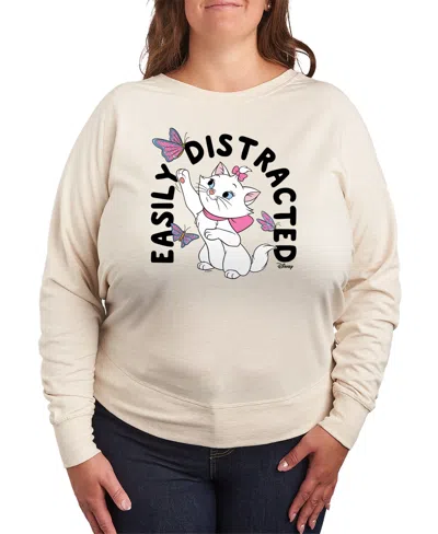 HYBRID APPAREL PLUS SIZE THE ARISTOCRATS EASILY DISTRACTED GRAPHIC PULLOVER T-SHIRT
