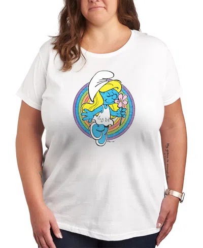 HYBRID APPAREL PLUS SIZE THE SMURFETTE GRAPHIC T-SHIRT