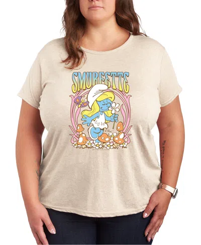 HYBRID APPAREL PLUS SIZE THE SMURFETTE GRAPHIC T-SHIRT