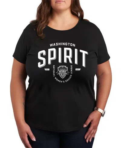 HYBRID APPAREL PLUS SIZE TRENDY WASHINGTON SPIRIT GRAPHIC CREW NECK T-SHIRT