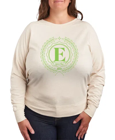 HYBRID APPAREL PLUS SIZE WICKED ELPHABA E GRAPHIC PULLOVER T-SHIRT